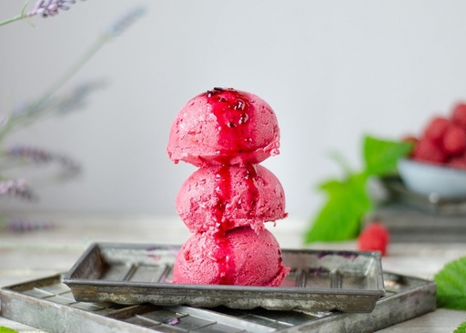 Helado de Frambuesa